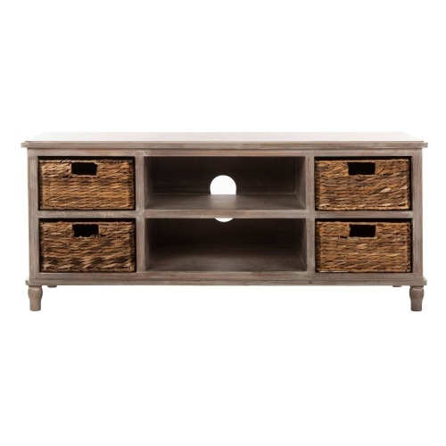 Safavieh Rooney TV Unit. Appears New. 20.1 Inches (H) x 47.2 Inches (W) x 15.7 Inches (D) - Lot 36