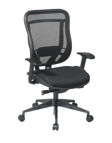 Office Star Products Black High Back Executive Office Chair. Appears New - Lot 37