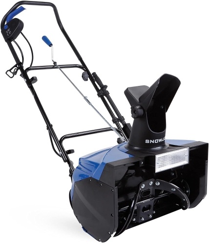 Snow Joe SJ623E Electric Single Stage Snow Thrower | 18-Inch | 15 Amp Motor | Headlights. Appears New - Lot 85