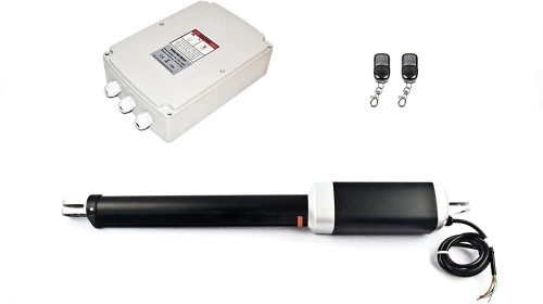ALEKO Automatic Single Swing Gate Opener for Gates up to 6' Long & 450lbs per Leaf - Appears New  - Lot 98