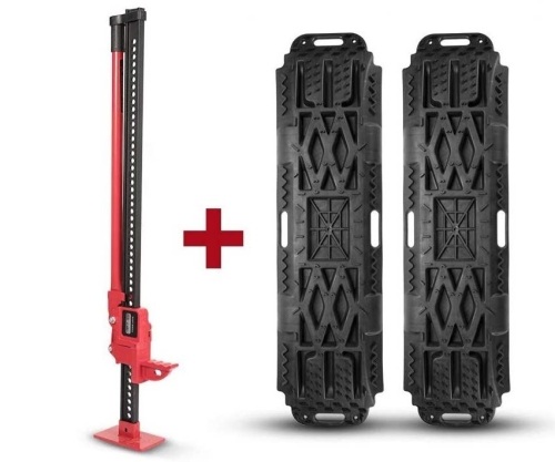 Bunker Indust 48" Offroad High Lift Jack with Recovery Tracks, 3 Ton Capacity - NEW - Lot 120