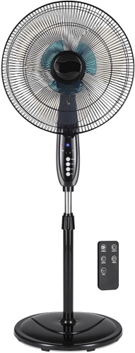 16in Adjustable Oscillating Standing Pedestal Fan. Appears New - Lot 135