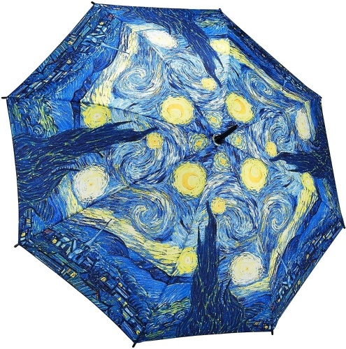 Starry Night Stick Umbrella - Appears New  - Lot 140