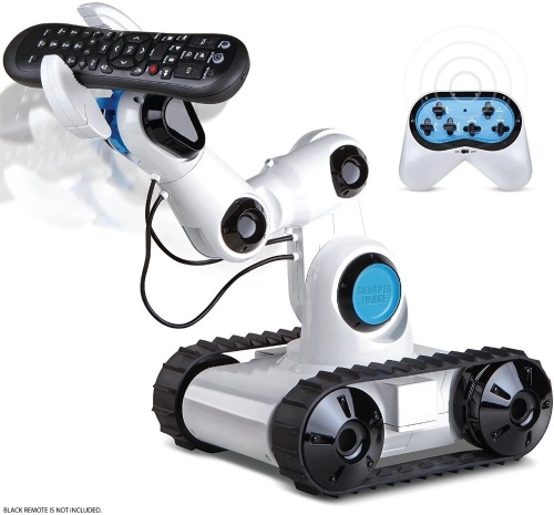 Sharper Image Wireless Control Robotic Arm with Spotlight, Jumbo Claw Grip & Tank Tread Wheels - Appears New  - Lot 202