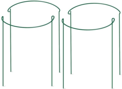 Lot of (34) Metal Half Round Garden Plant Support 2-Pack, 11.8"W x 19.7"H - Appear New - Lot 227