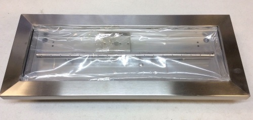 Stanbroil Stainless Steel Trough Drop-In Fire Pit Pan and Linear Burner, 24" - Appears New  - Lot 276