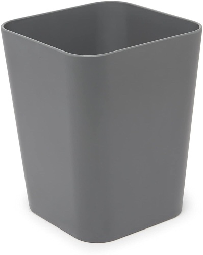 Lot of (2) Umbra Scillae Melamine Bathroom Trashcans, Charcoal - Appear New  - Lot 310