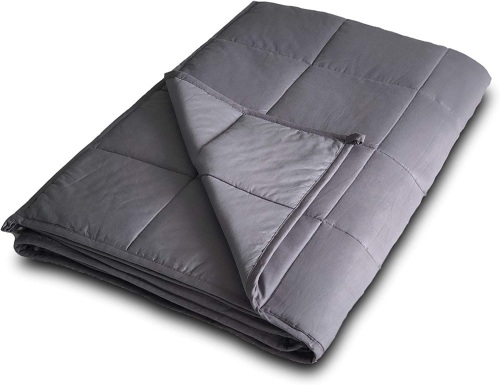 DensityComfort 15lb Weighted Blanket, Queen, Grey - Appears New  - Lot 312