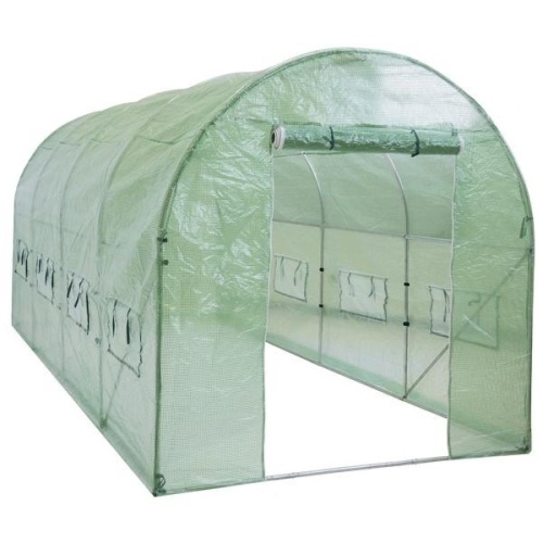 15x7x7ft Walk-In Greenhouse Tunnel Tent w/ Roll-Up Windows, Zippered Door. Appears New - Lot 334