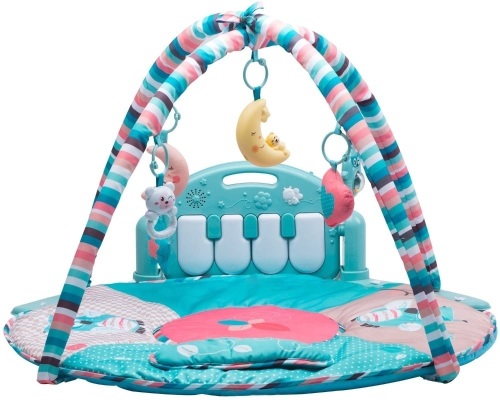 Tapiona Large Extra-Soft Baby Kick and Play Activity Mat - Appears New in Damaged Box  - Lot 408