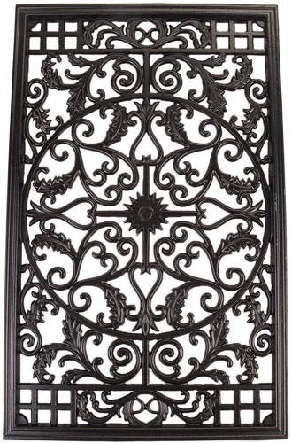 Nuvo Iron Rectangular Decorative Insert for Fence/Gate, 15" x 24" - NEW in Damaged Box  - Lot 412