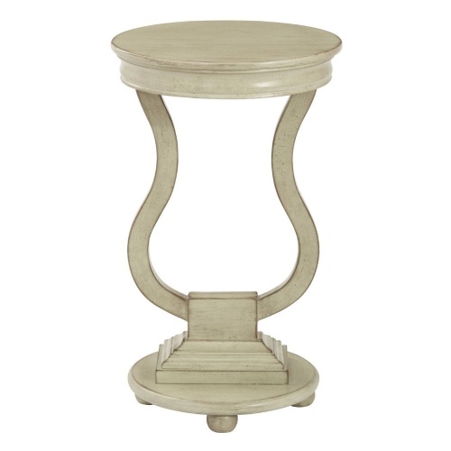 Office Star Products Chase Round Accent Table. Appears New - Lot 455