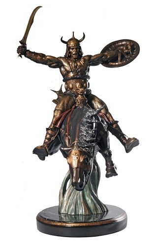 CS Moore Studios Conan the Conqueror Faux Bronze Statue, Limited Edition #210 of 300, Approx 15" Tall - Appears New  - Lot 460