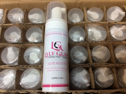 Case of Lyly Glam Hair Mousse, 5.3oz Bottles, 50ct - Appear New  - Lot 488