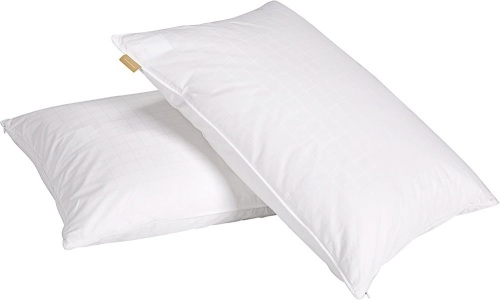 Puredown White Goose Down Pillows, Cotton Cover, King Size, Set of 2 - Appears New  - Lot 505