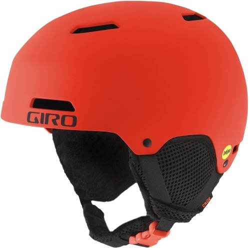 Giro Crue Snow Sports Helmet, Youth Small, Matte Vermillion - Appears New in Damaged Box  - Lot 525