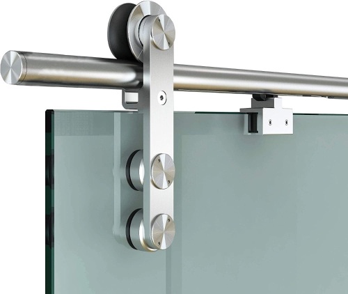 DIYHD 5' Soft Close Barn Door Hardware - Appears New  - Lot 605