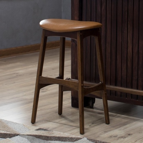 Lot of (2) Belham Living Carter Mid Century Modern Backless Bar Stools. One Appears Unopened, and One Appears Opened. E-Commerce Returns - Lot 631