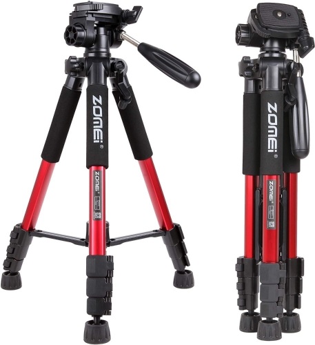 ZoMei 55" Lightweight Camera Tripod with Phone Clip - Appears New  - Lot 680