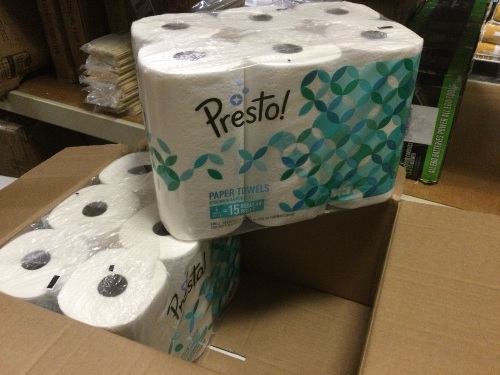 Presto! 12-Pack of Paper Towels - Lot 690