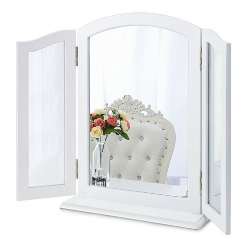 Chande Trifold Vanity Mirror with Detachable Base - Appears New  - Lot 259