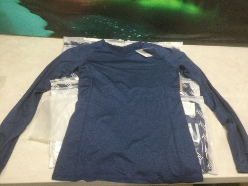 Lot of (10) Vutru Women's Long Sleeve Running Shirts with Thumb Holes, XS - New - Lot 1159