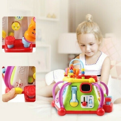 Toddlers Musical Activity Cube Play Toy W/ 15 Functions - Appears New - Lot 765