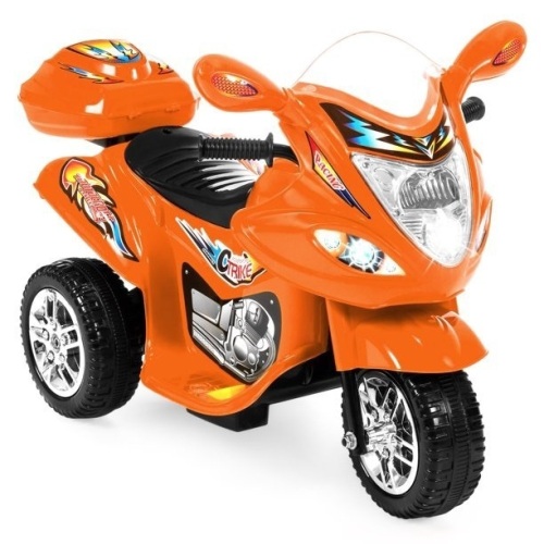 6V Kids Battery Powered 3-Wheel Motorcycle Ride On Toy w/ LED Lights, Music, Horn - Appears New   - Lot 671
