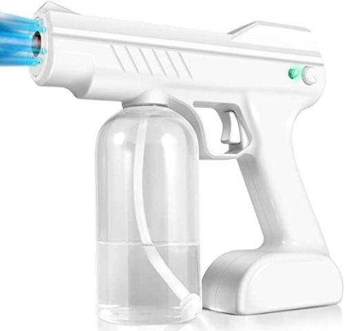 Bestooth Handheld Rechargeable Electric Atomizer Sprayer Intelligent Fogger Machine with Blue Light - New - Lot 1304