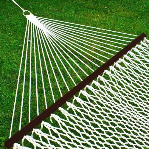 Cotton Rope 2-Person Double Hammock w/ Spreader Bars, Carrying Case - Appears New - Lot 907