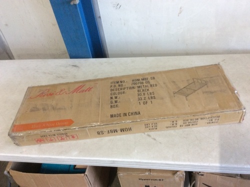 Rosi & Matt Metal Bed Frame - Appears New - Lot 141