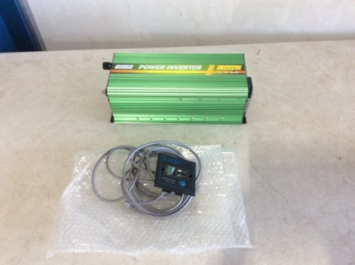 EDECOA 3000 Watt Power Inverter DC 12V to AC 110V 120V with LCD Display and Remote Controller - E-Comm Return, Unknown Condition   - Lot 1096