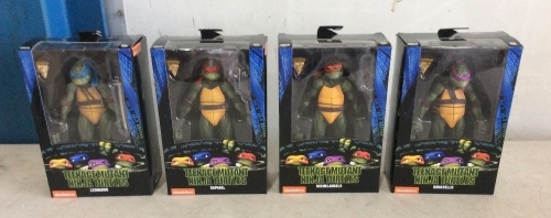 NECA Teenage Mutant Ninja Turtles 7" Action Figures, 1990 Movie Collection  - Lot 1047
