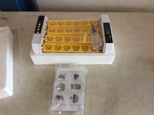 24 Egg Automatic Mini Incubator - Appears New - Lot 827