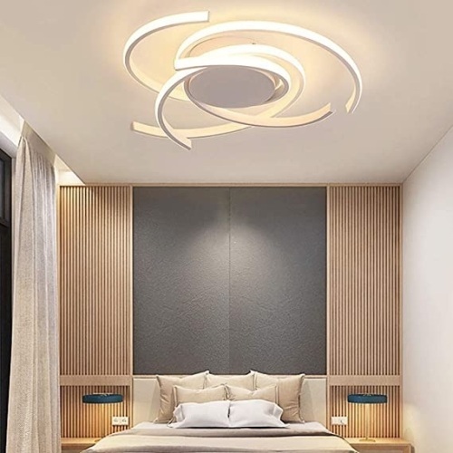 TFCFL Modern Spiral LED Dimmable Ceiling Light - Appears New  - Lot 1056