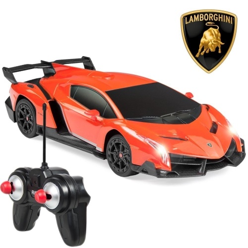 1/24 Officially Licensed RC Lamborghini Veneno Sport Racing Car w/ 27MHz Remote Control - Appears New - Lot 664