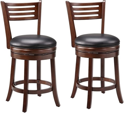 Ball & Cast 24" Open Back Bar Stools, Set of 2 - Appears New  - Lot 613