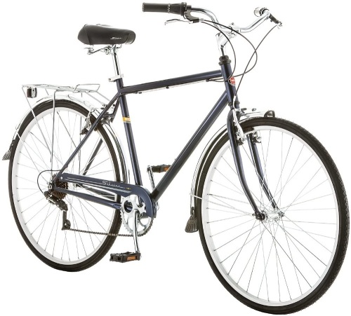 Schwinn Wayfarer Adult Hybrid Retro-Styled Cruiser, Steel Frame, 7-Speed Drivetrain, Rear Rack, 700c Wheels - Appears New  - Lot 39