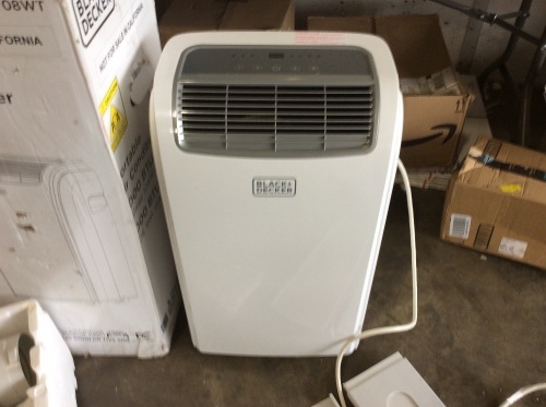 BLACK+DECKER Portable Air Conditioner with Remote Control, 5,000 BTU - E-Comm Return, Tested/Works - Lot 319