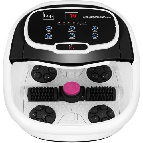 Automatic Heated Shiatsu Massage Foot Bath Spa w/ Pumice Stone - Lot 9139