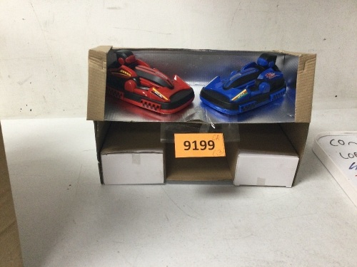 Set of 2 Red and Blue Rc Cars - Lot 9199