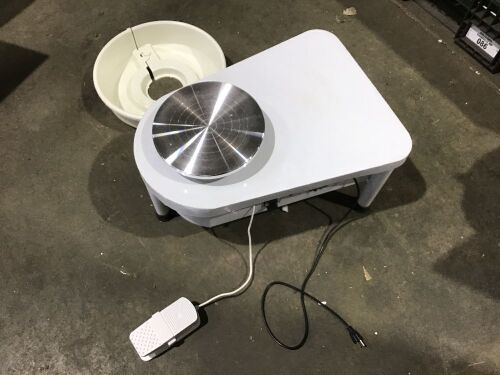 Table Top Electric Pottery Wheel - Wheel is Crooked  - Lot 90