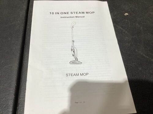 10 in 1 Steam Mop  - Lot 558