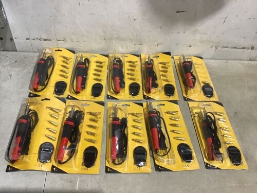 Lot of (10) Soldering Irons - 1 Missing Pieces  - Lot 289