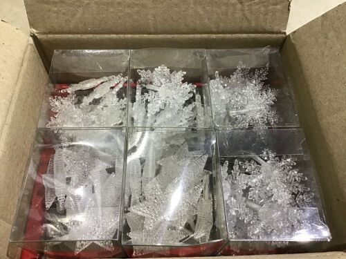 Case of (6) LED Christmas Lights, Snowflakes & Stars  - Lot 846