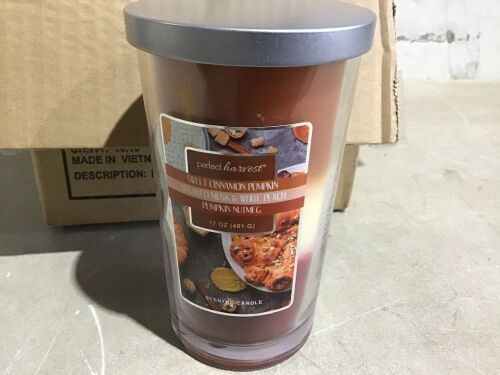 Case of (4) Perfect Harvest Scented Candles, 17 oz  - Lot 619