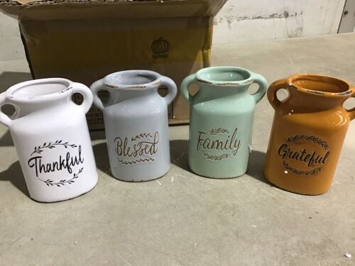 Case of (4) Ceramic Jug Vases  - Lot 808