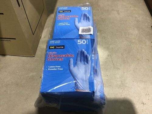 Case of Disposable Nitrile Glove, 50 ct  - Lot 766