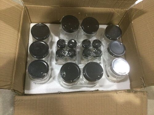 Case of Glass Jars, Multiple Sizes  - Lot 745