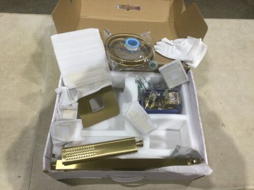 Gold Shower Faucet Set  - Lot 755